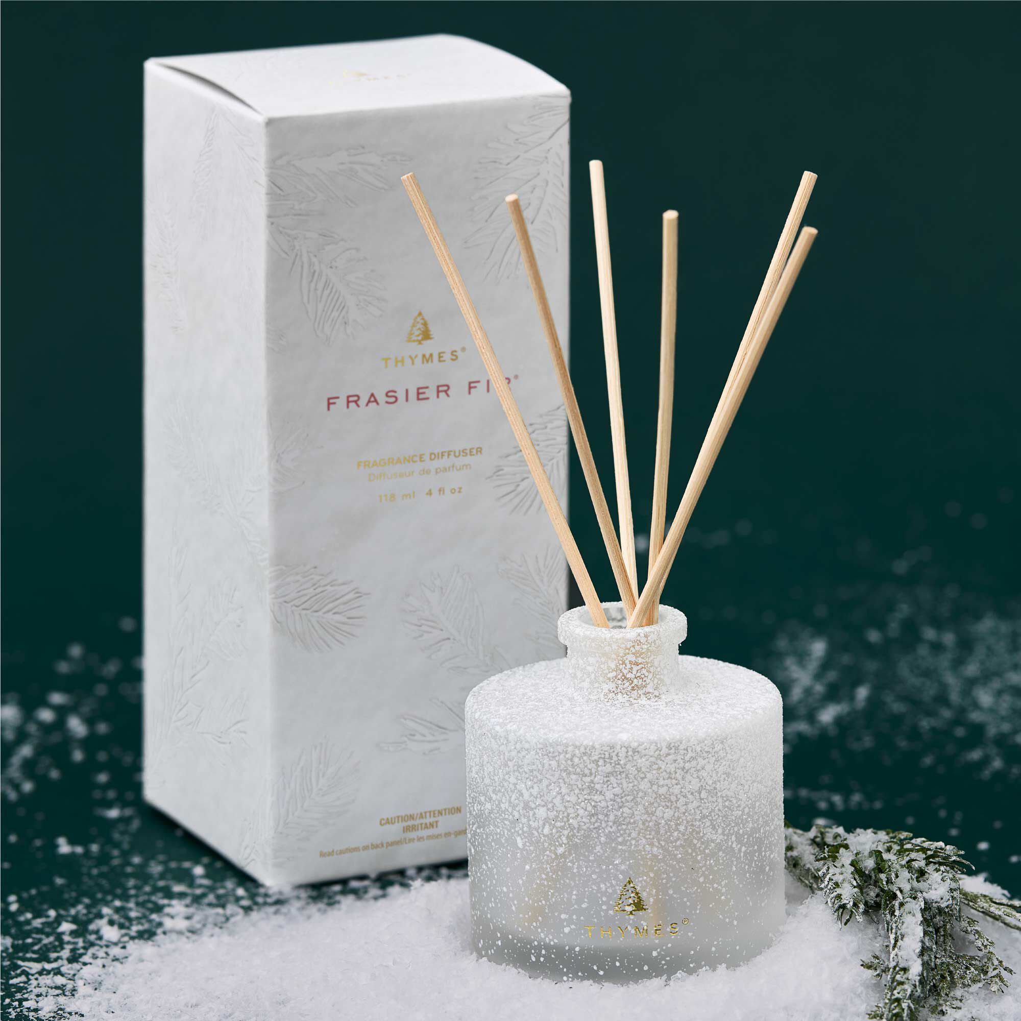 Alternative view of Frasier Fir Flocked Petite Reed Diffuser