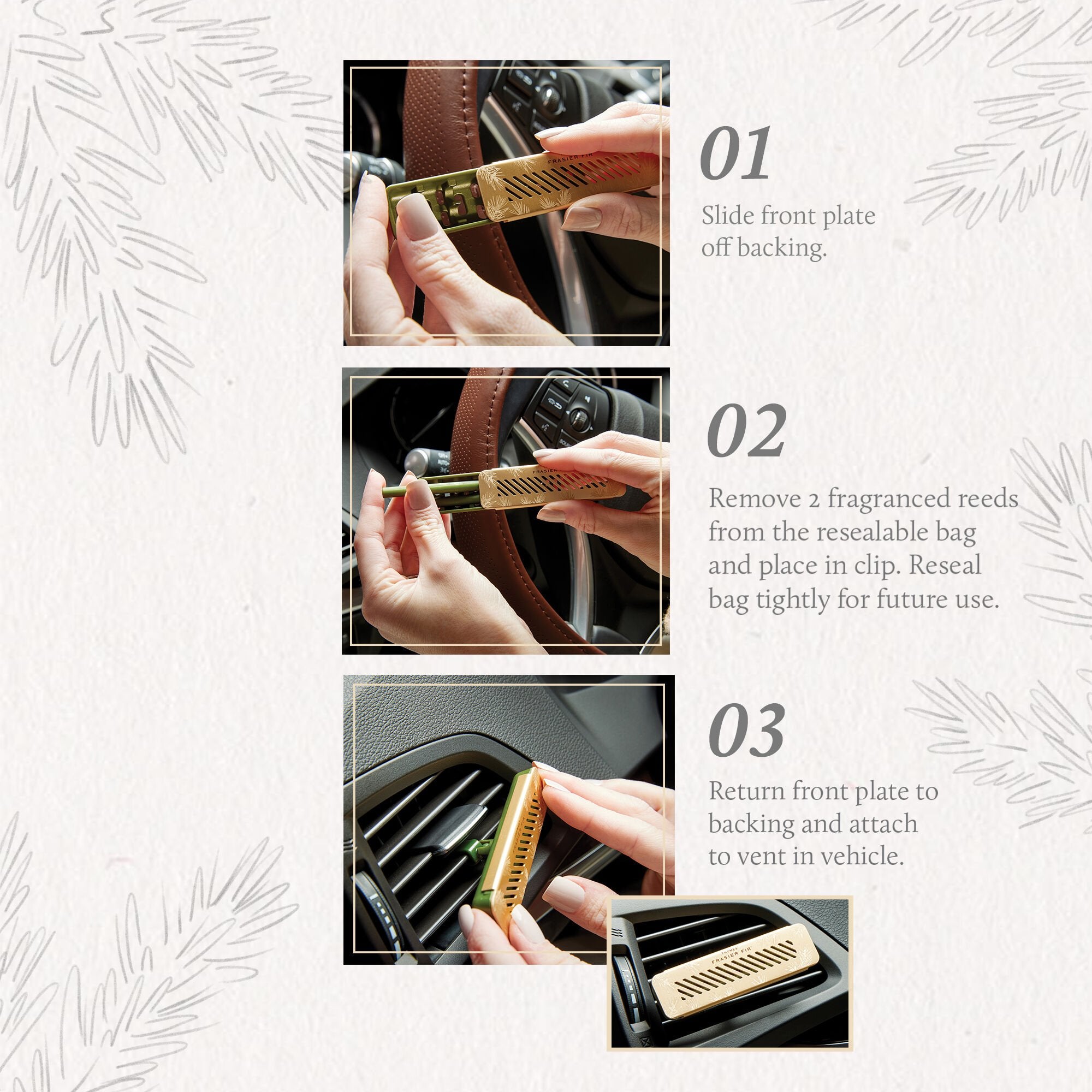 Frasier Fir Car Diffuser Refill - Image 3