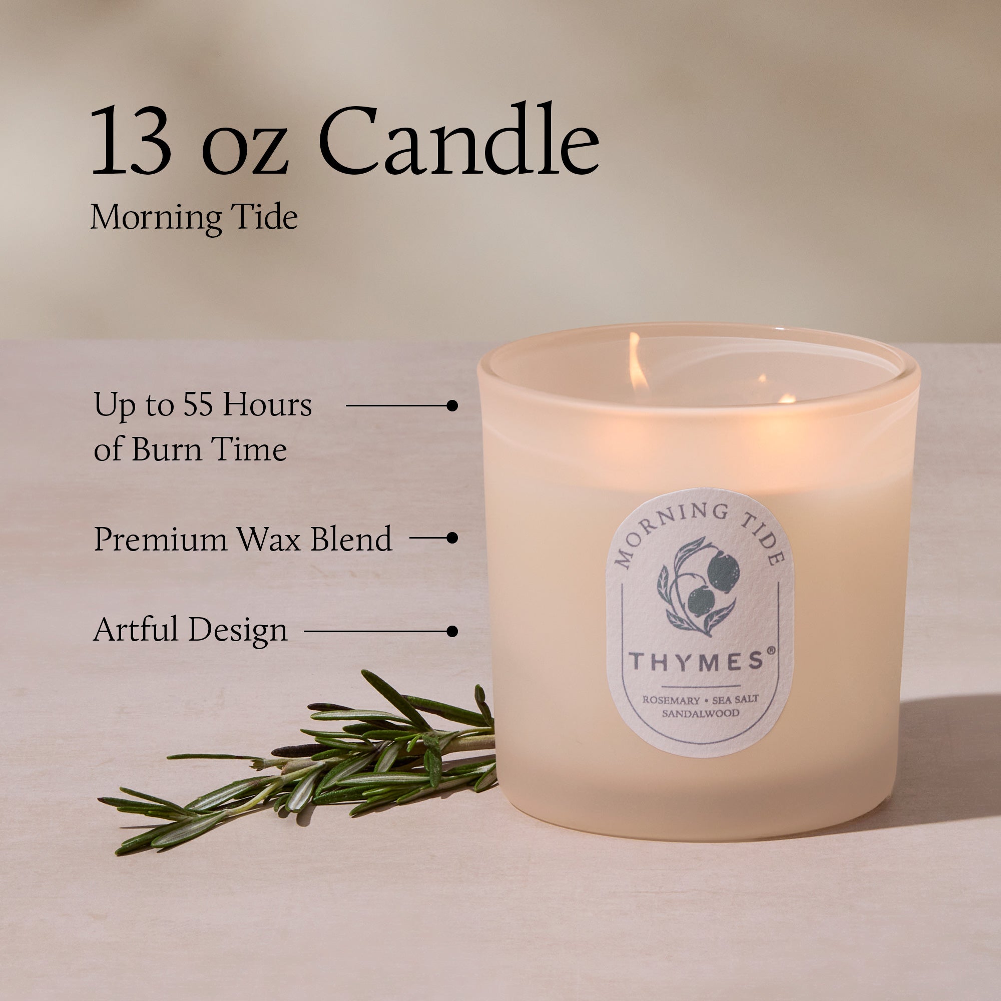 Morning Tide 13 oz 2-Wick Candle - Image 4