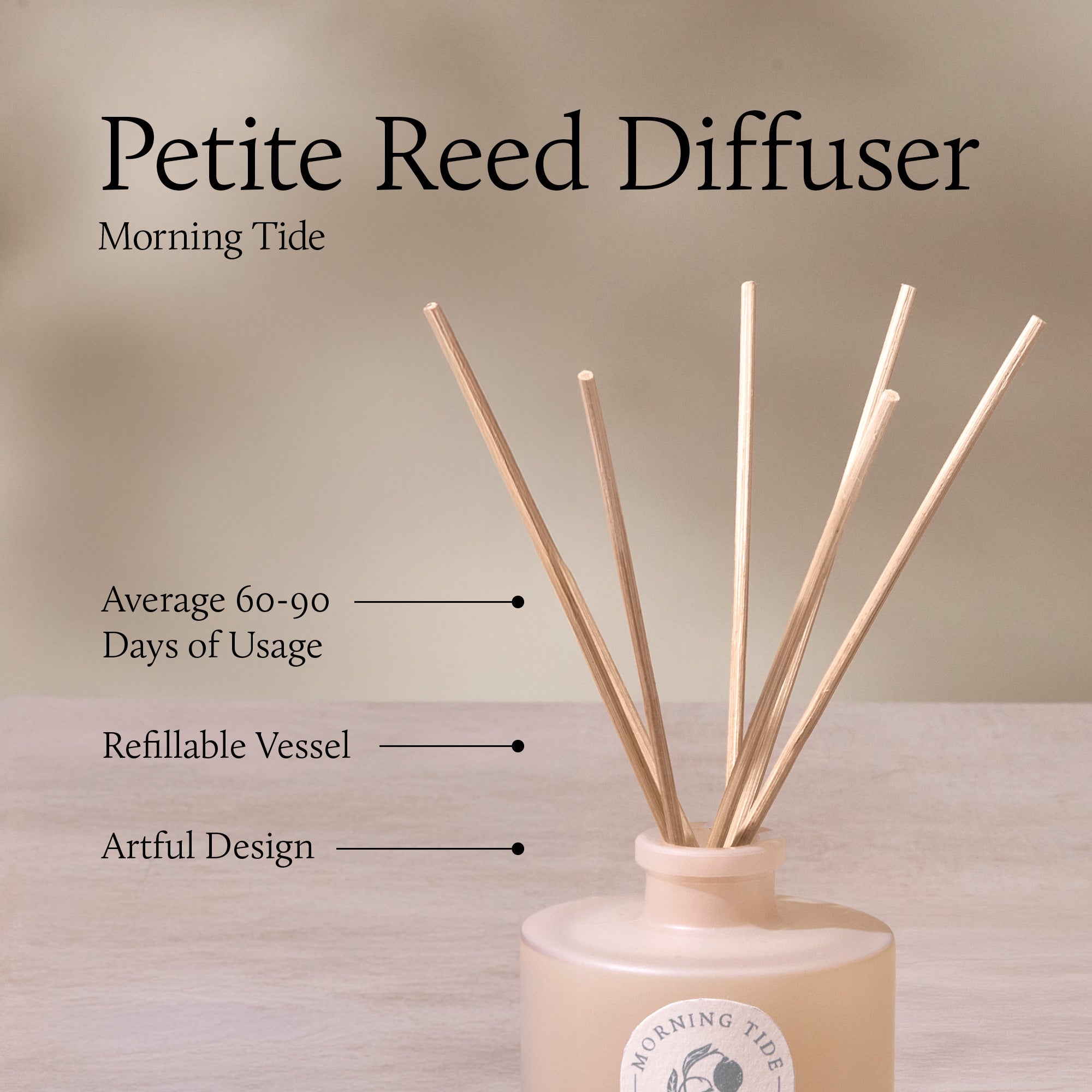Morning Tide Petite Reed Diffuser - Image 4