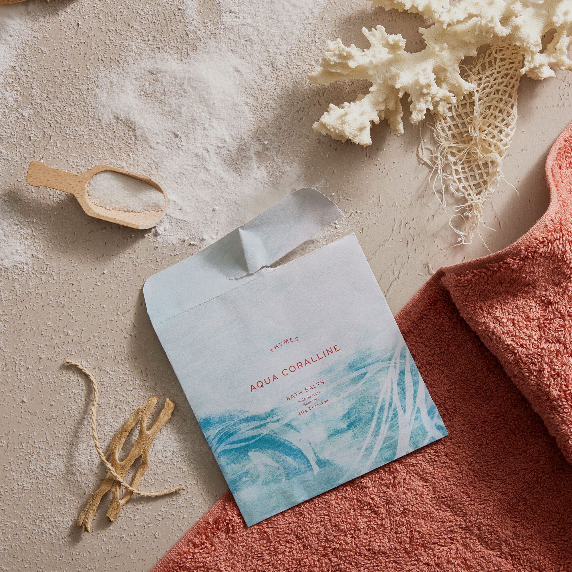 Alternative view of Aqua Coralline Bath Salts Envelope