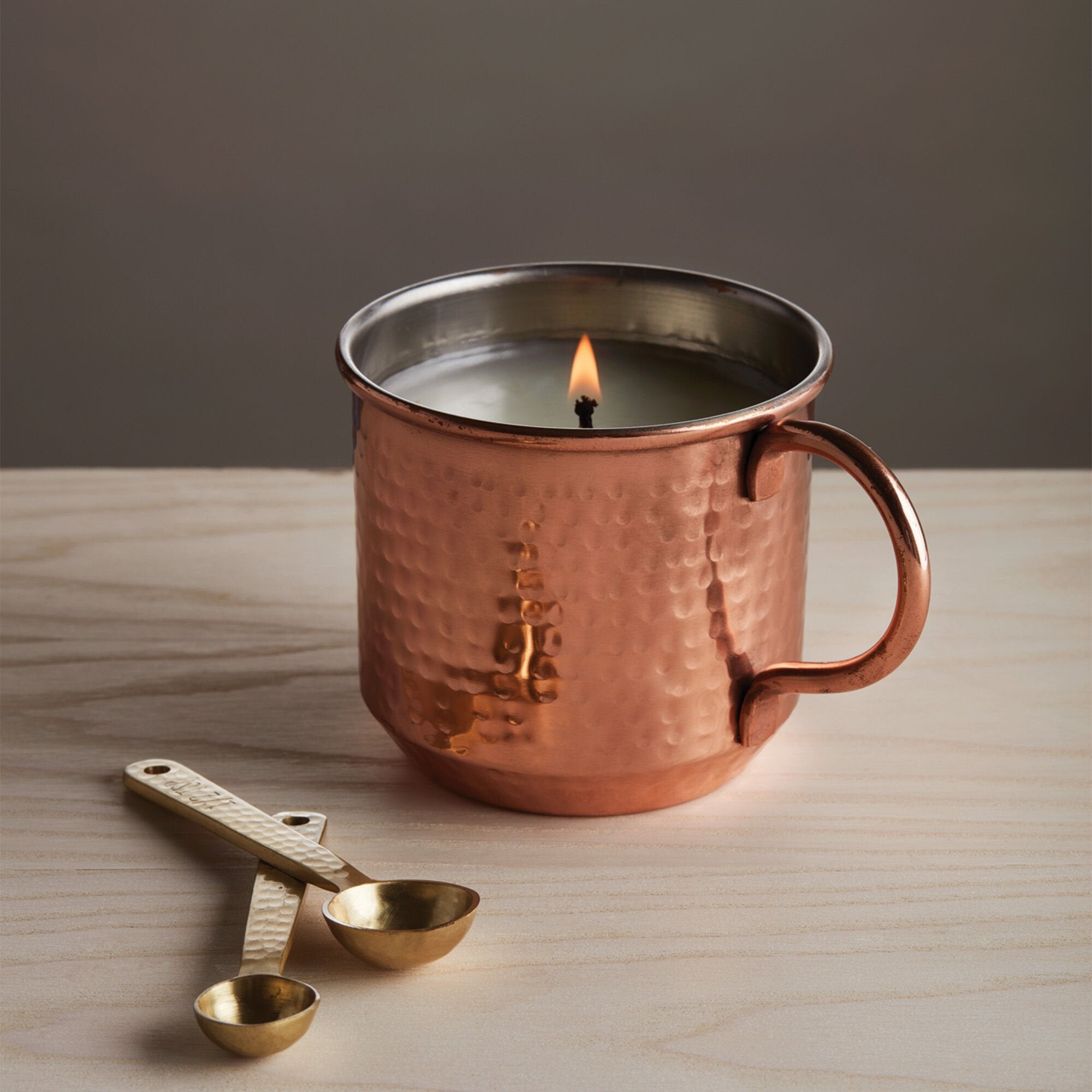 Alternative view of Simmered Cider Copper Cup Candle